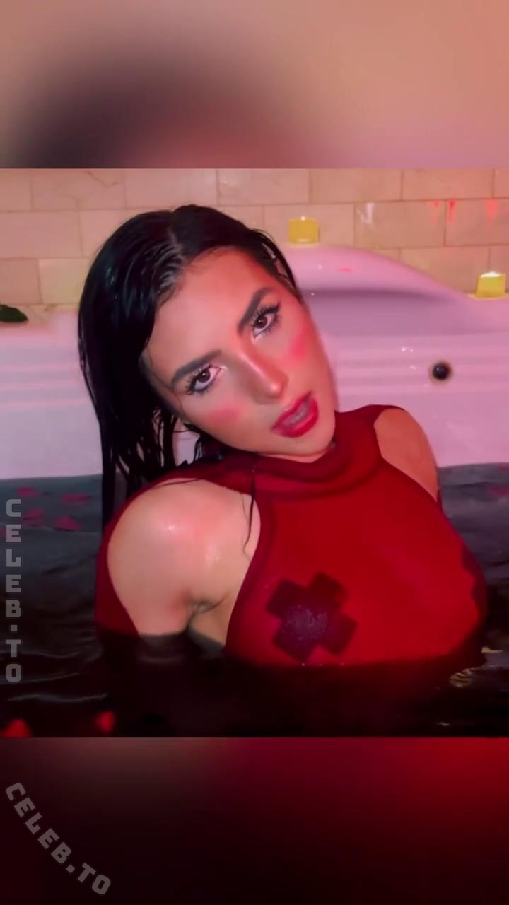 Andrea Botez Sexy Stockings Lingerie Set Leaked - Influencers GoneWild