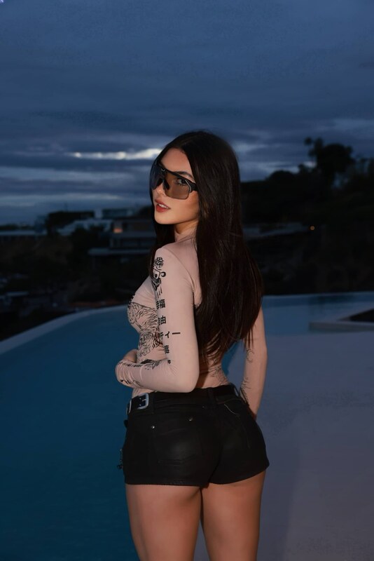 Andrea Botez Sexy White Lingerie Bed Set Leaked - Influencers GoneWild
