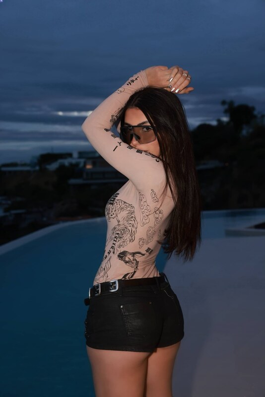 Andrea Botez Sexy White Lingerie Bed Set Leaked - Influencers GoneWild