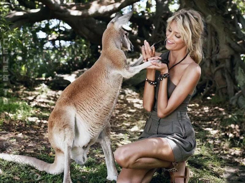 Anja Rubik hands