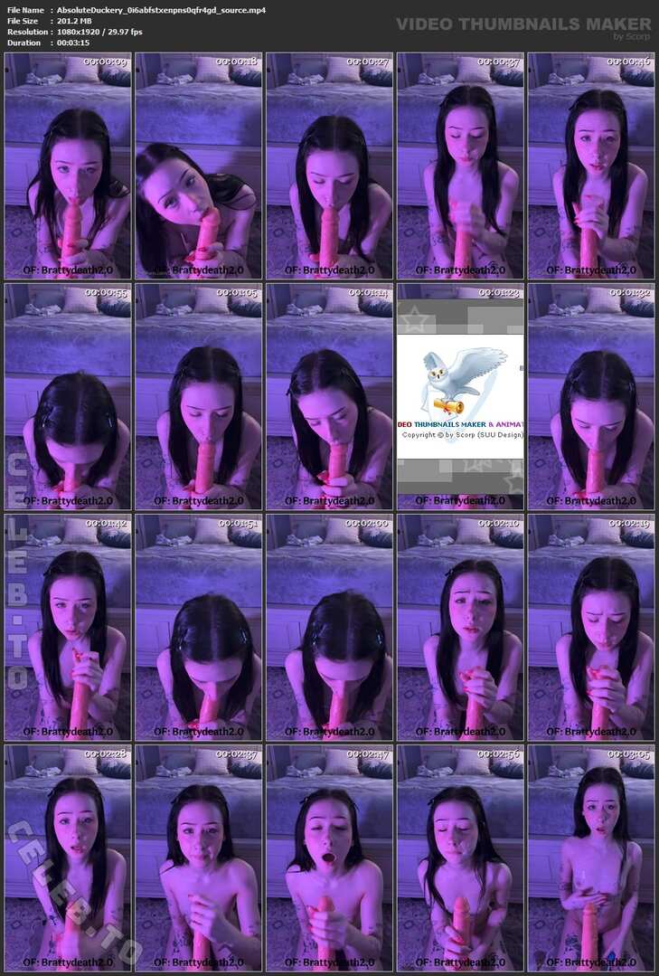 Brattydeath Nude Onlyfans Sextape Riding Ppv Video