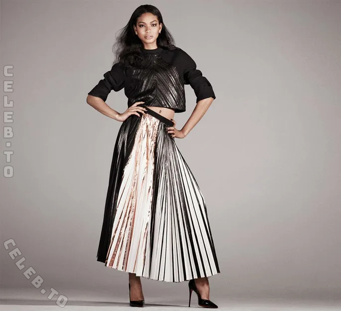 Chanel Iman butts