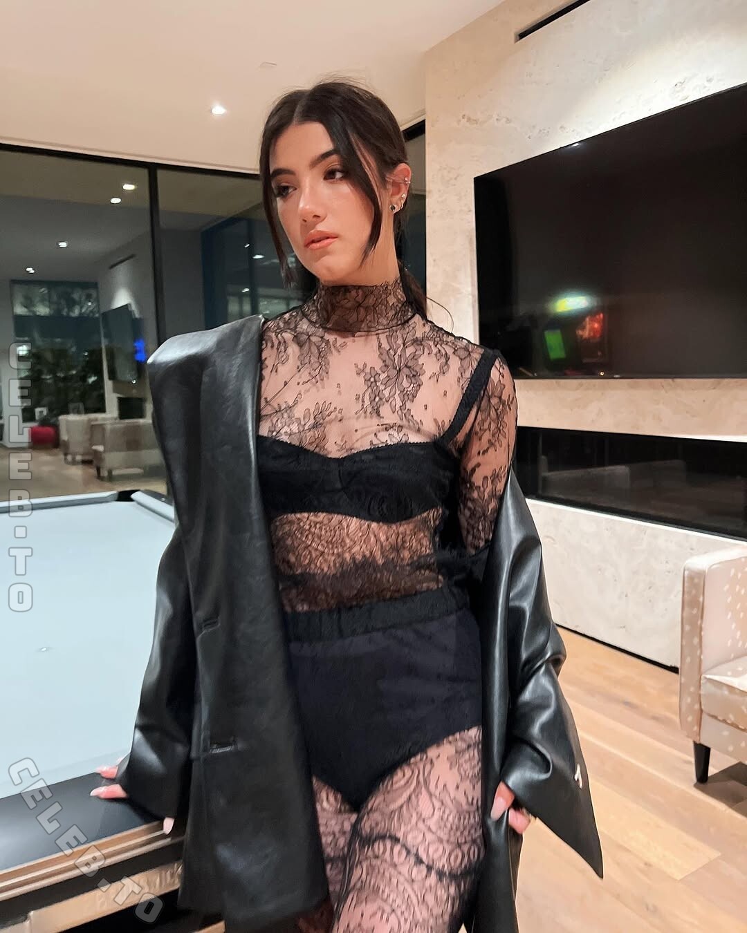 Charli D'Amelio Sexy Crop Top Jeans Set Leaked - Influencers Gonewild