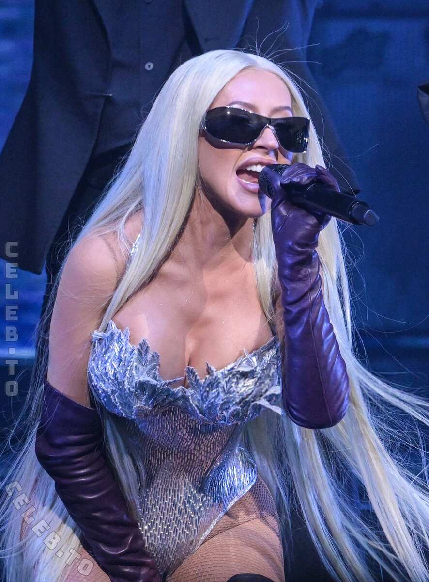 Christina Aguilera hands