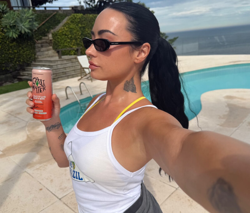 Demi Lovato hands