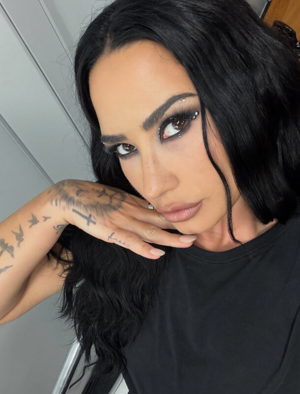 Demi Lovato hands
