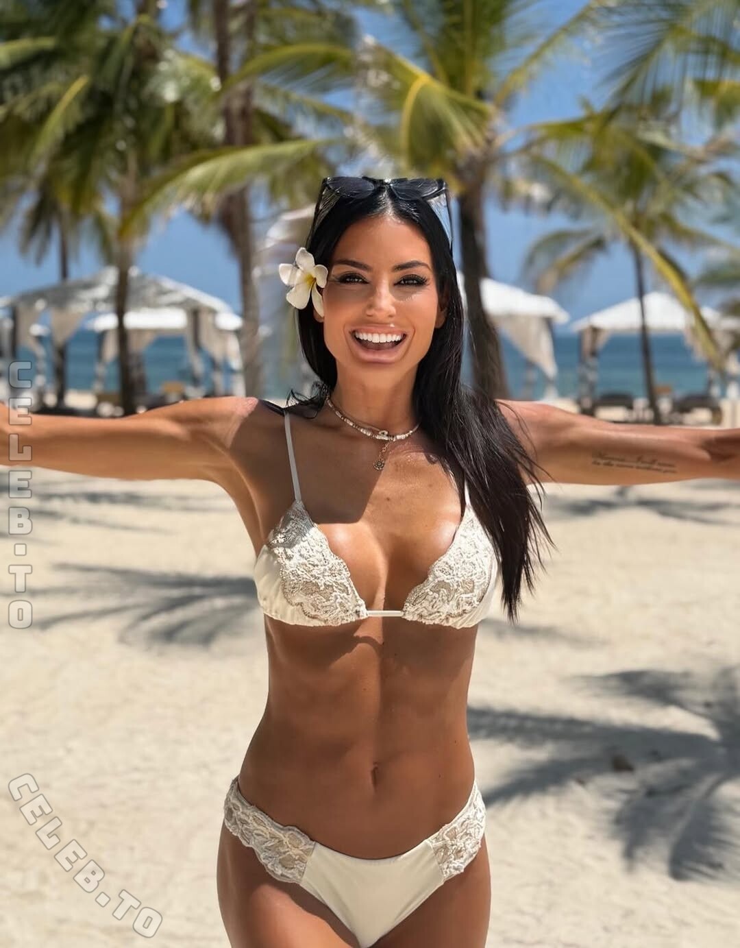 Elisabetta Gregoraci hands