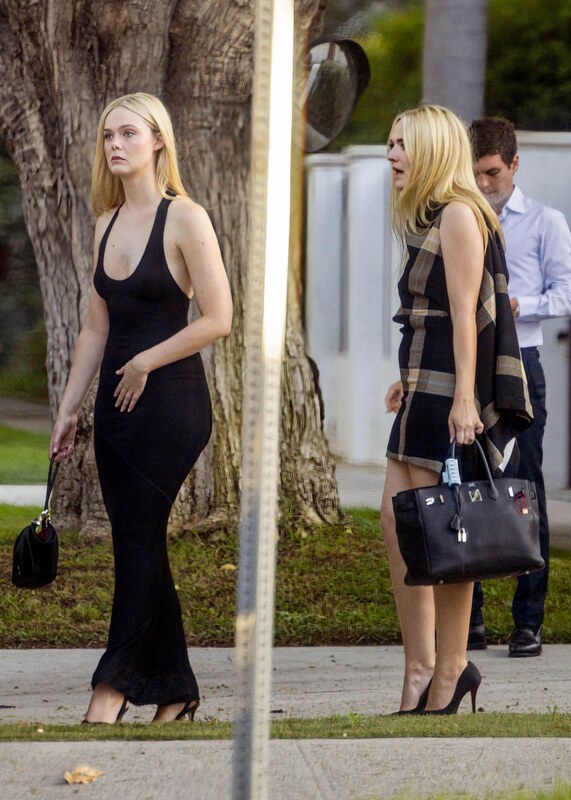 Elle Fanning Nude Partying With Her Sister