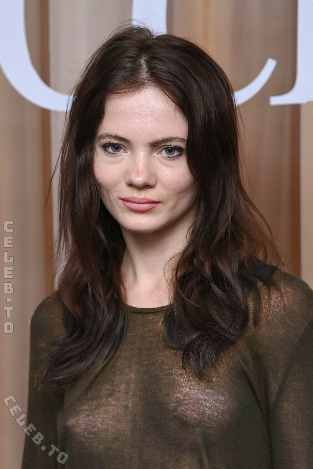 Freya Allan Nude Tit Slip At The "Kingdom of the Planet of the Apes" Premiere