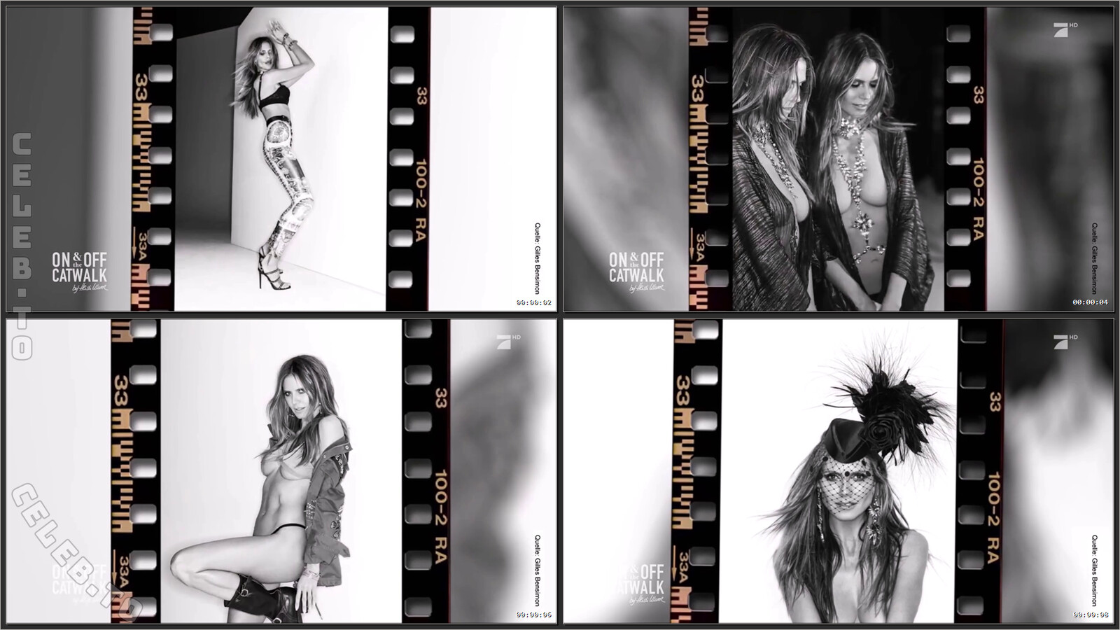 Heidi Klum butts