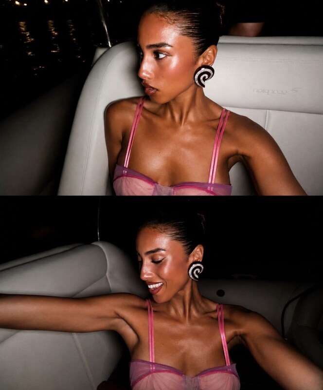 Imaan Hammam hands