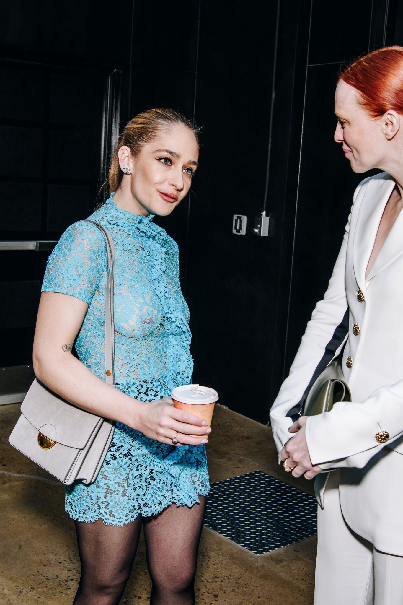 Jemima Kirke hands