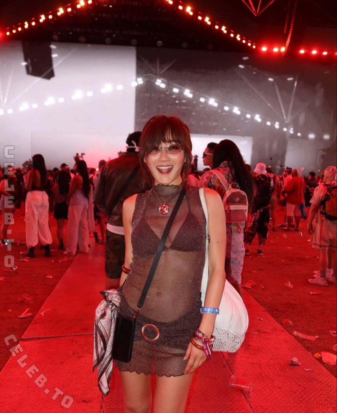 Karen Fukuhara Nude Tit Slip Behind-The-Scenes