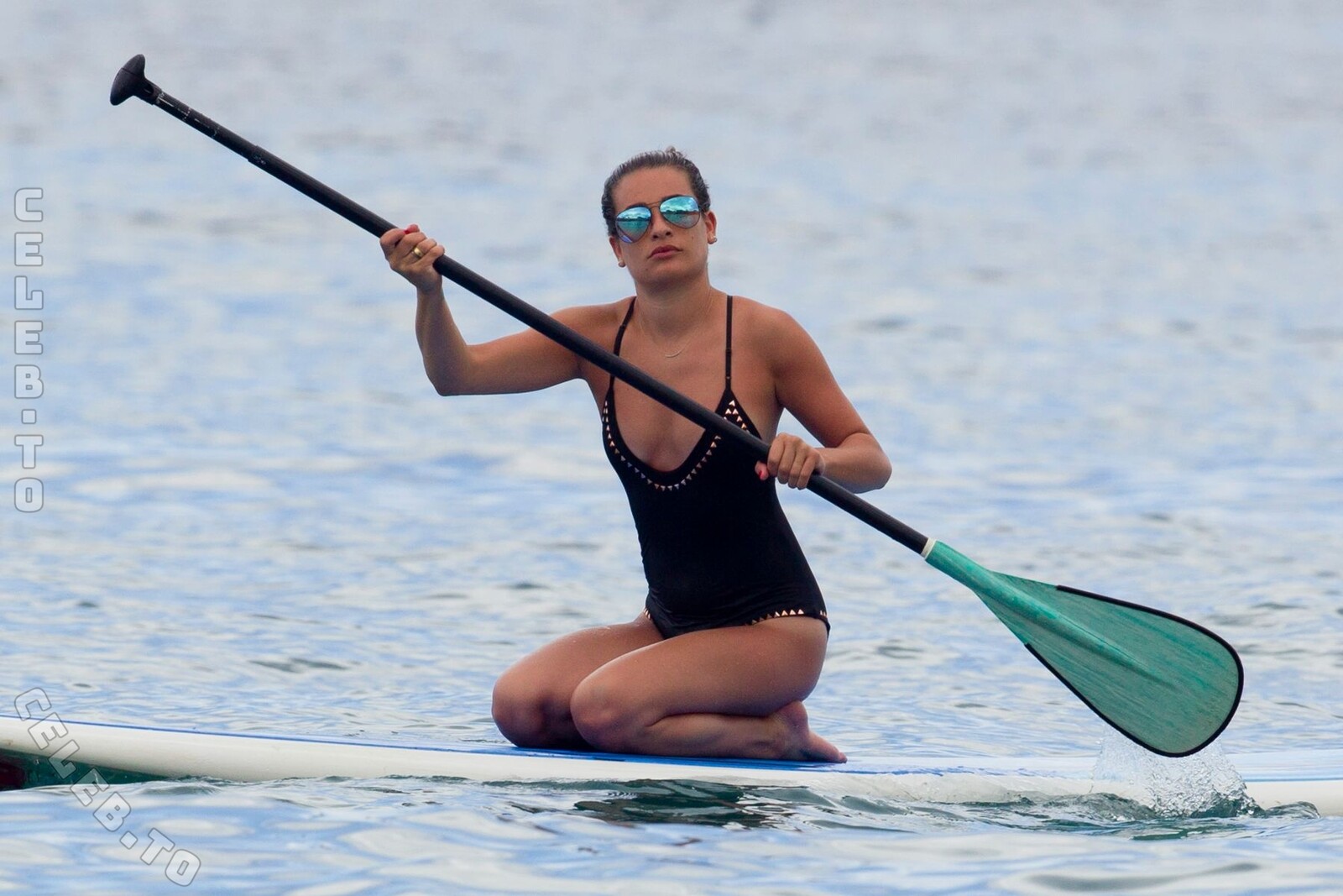 Lea Michele butts
