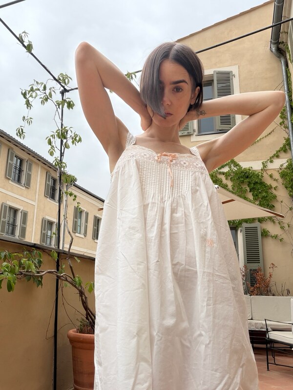 Lily Collins Nude Photos Showing Her New Boobs