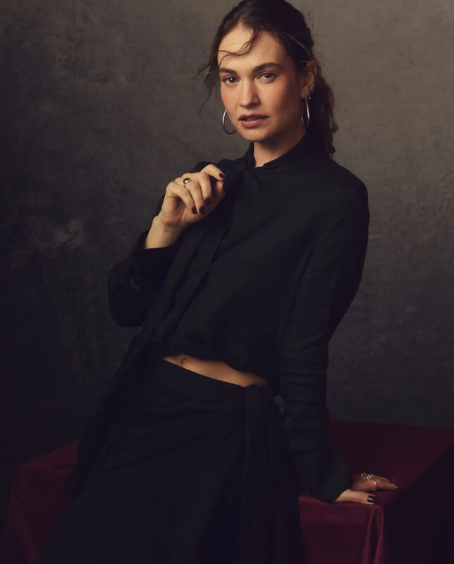 Lily James butts