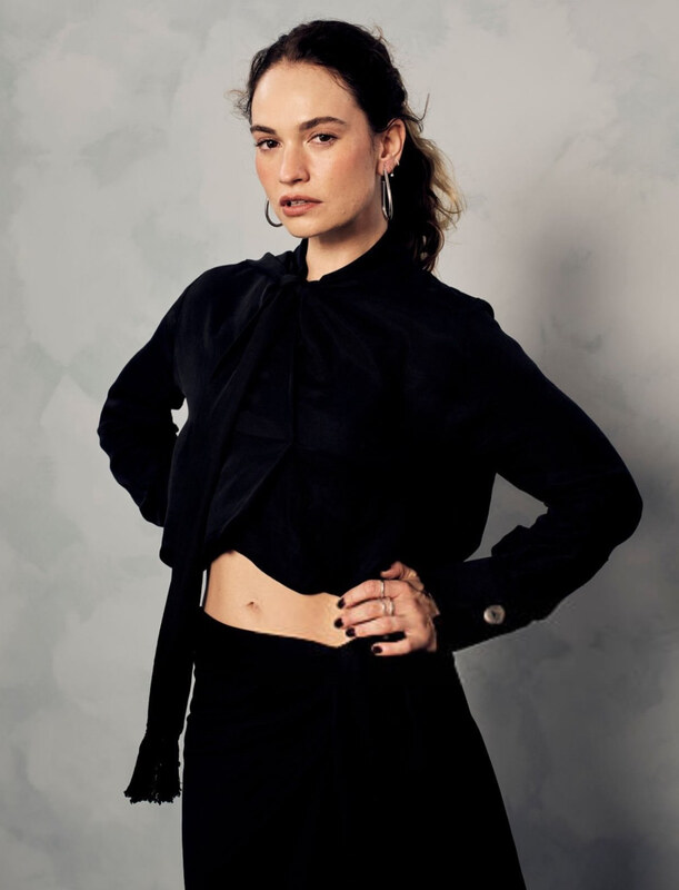 Lily James butts