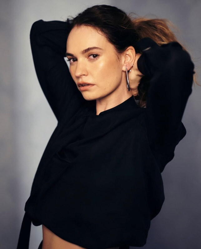 Lily James butts