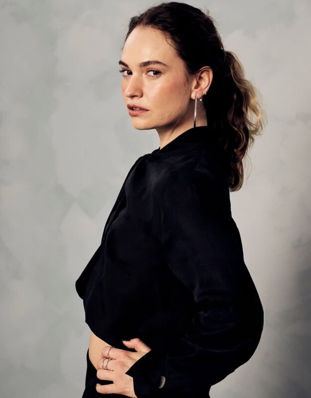 Lily James butts