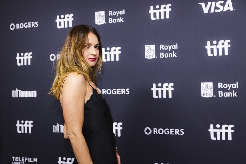 Lily James butts