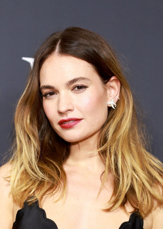 Lily James butts
