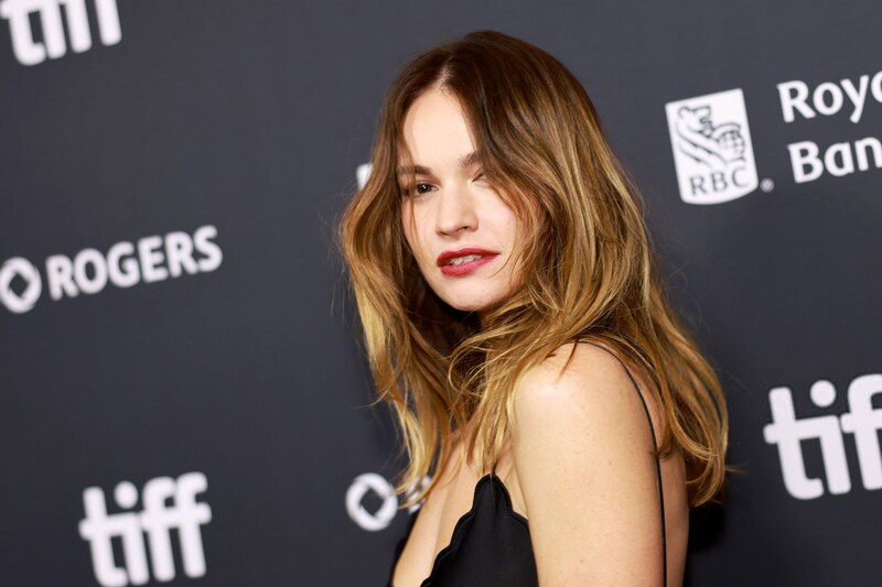 Lily James butts