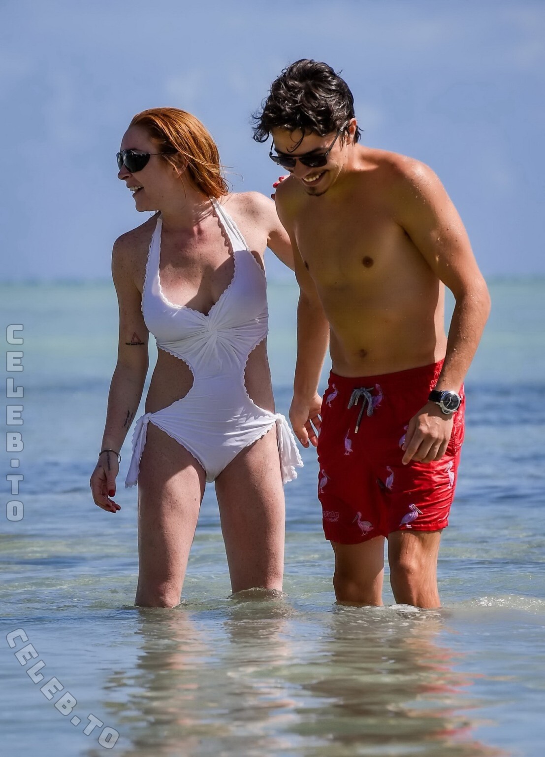 Lindsay Lohan butts