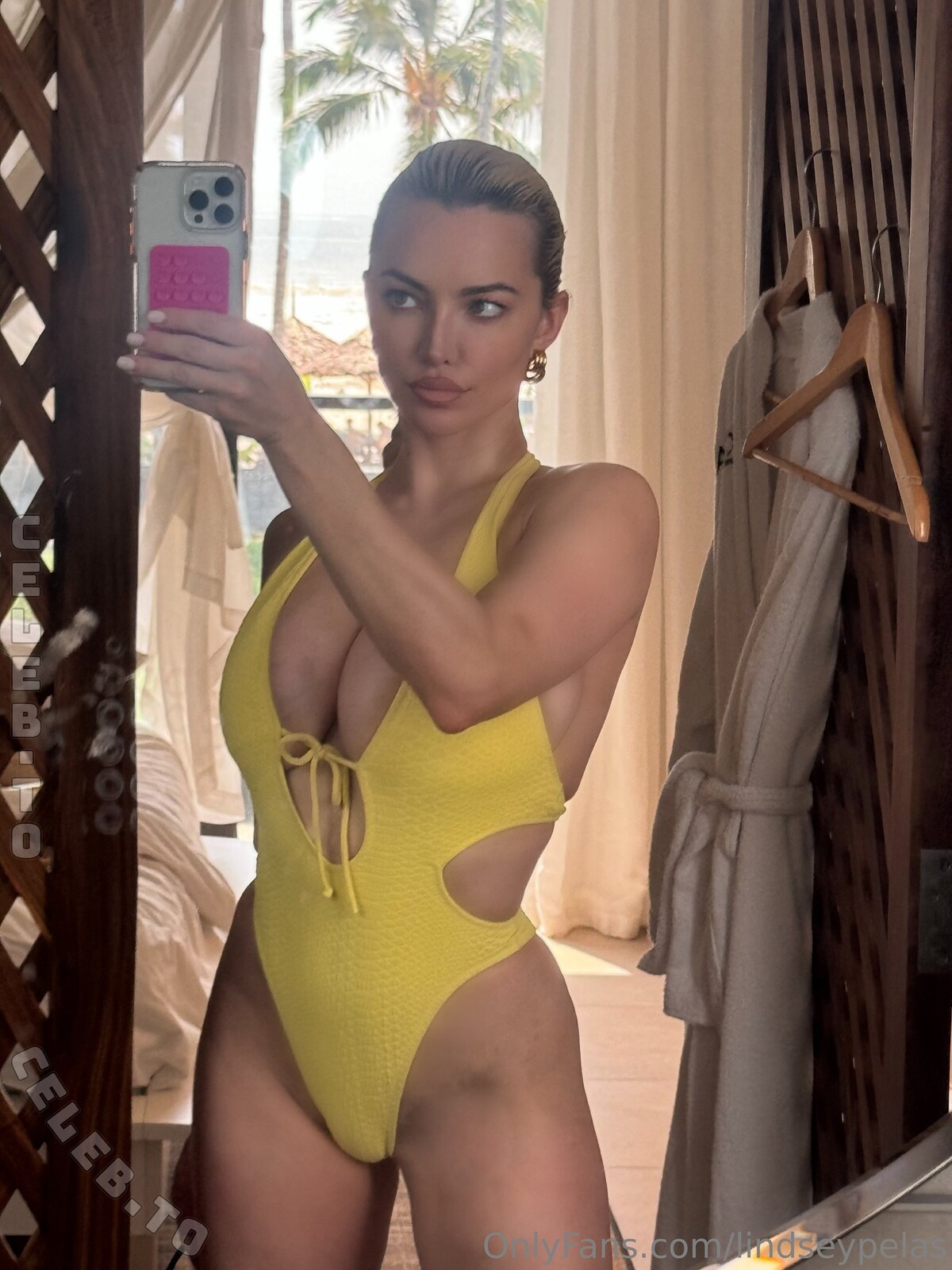 Lindsey Pelas hands