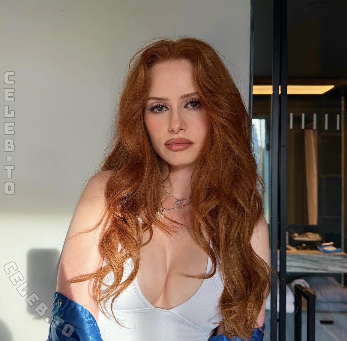 Madelaine Petsch Nude Tits In See Thru Top And Ass In A Thong