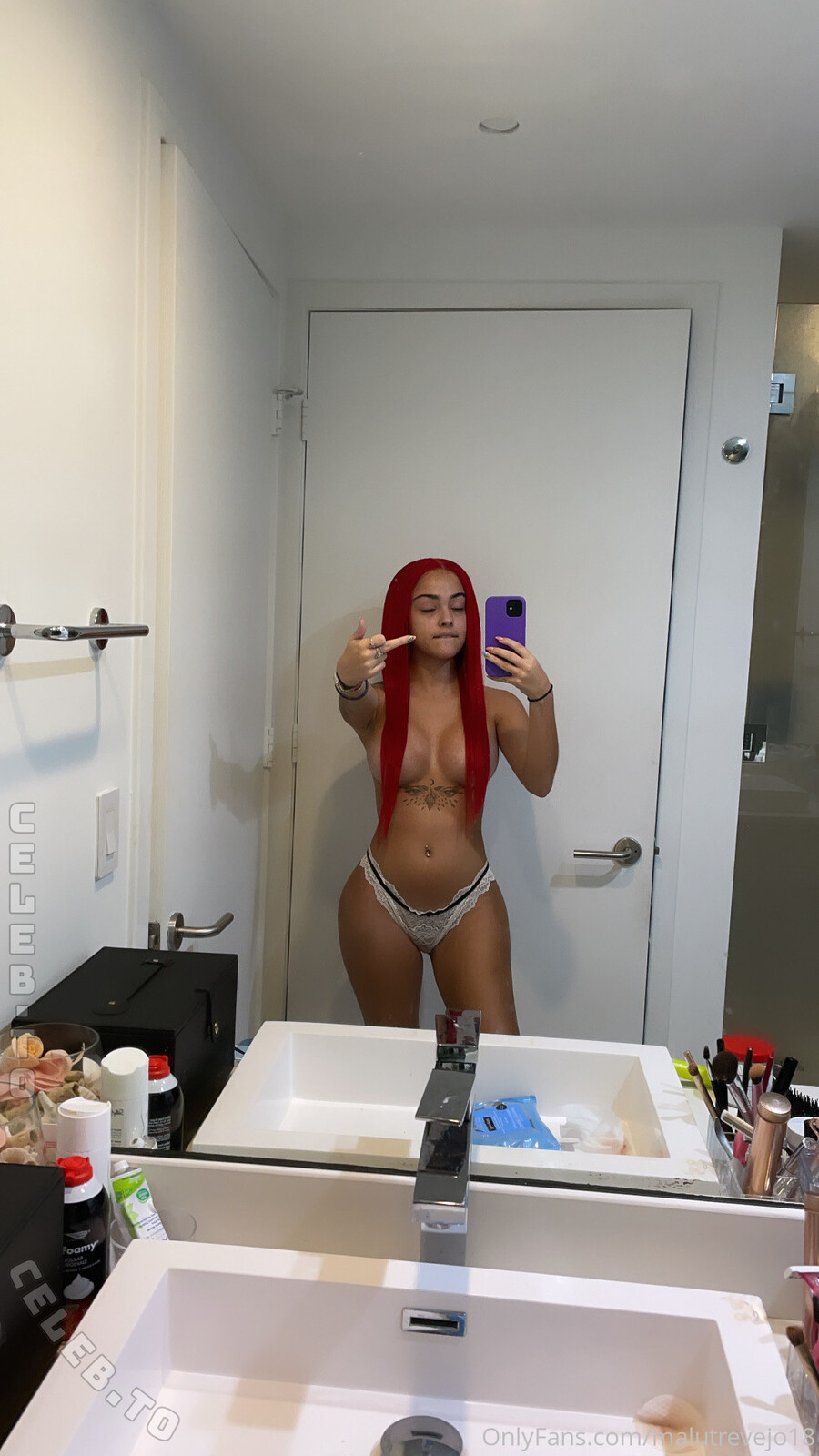 Malu Trevejo Nude Boobs Nipple Shower Onlyfans Set Leaked - Influencers GoneWild