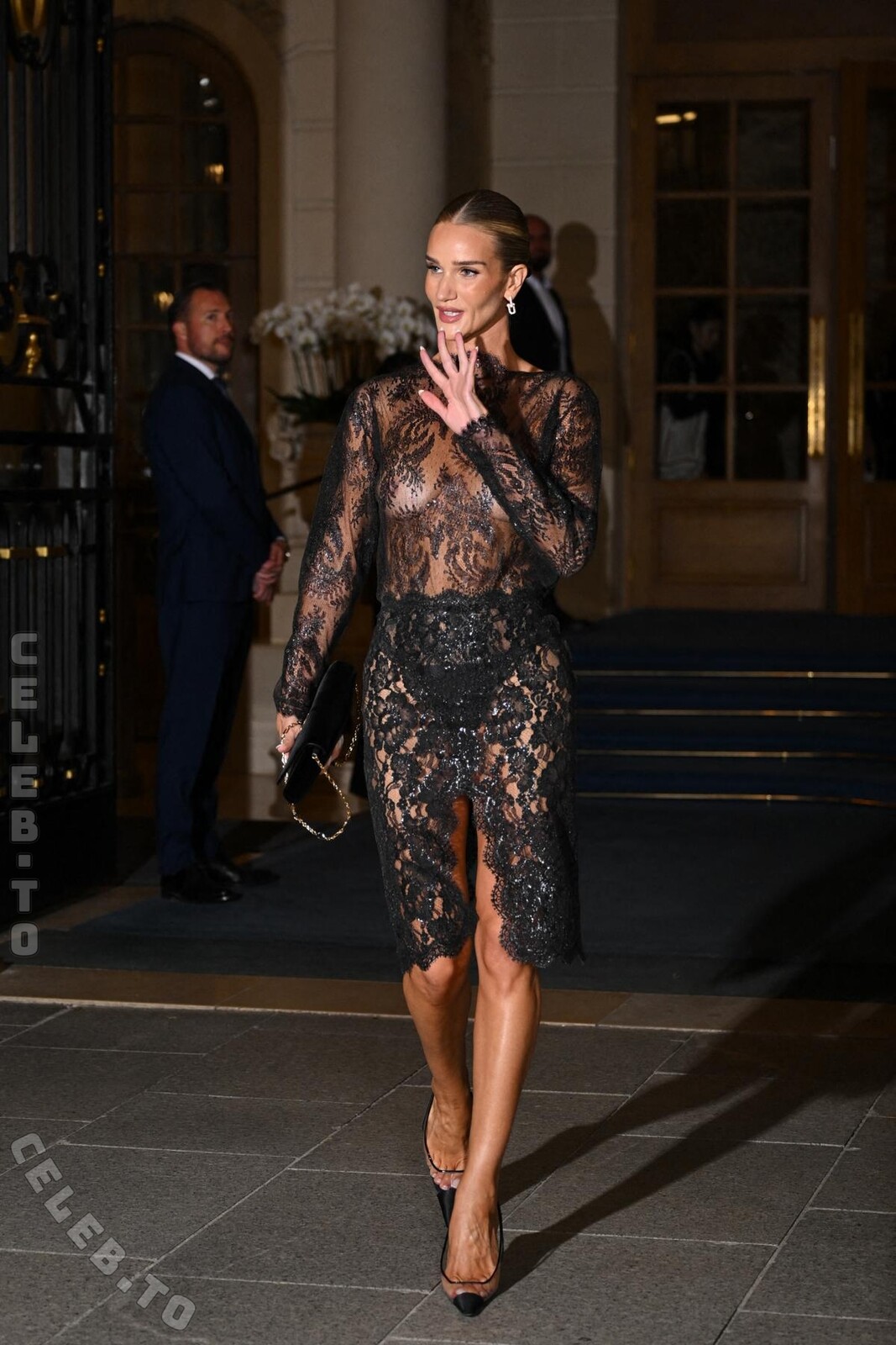 Rosie Huntington-Whiteley hands