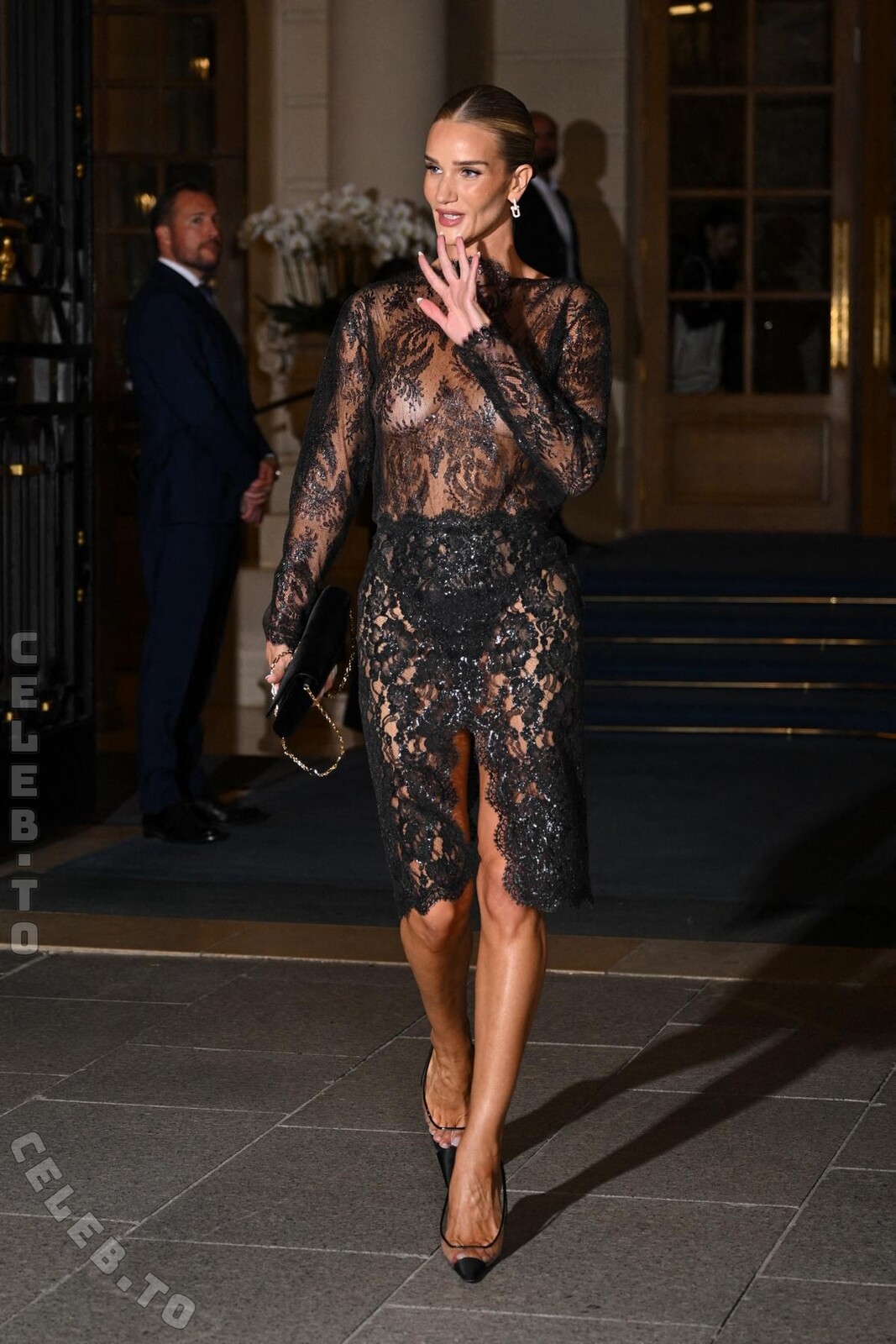 Rosie Huntington-Whiteley hands