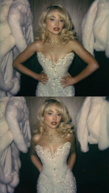 Sabrina Carpenter Nude Tit Slip Outtakes From A Lingerie Photo Shoot