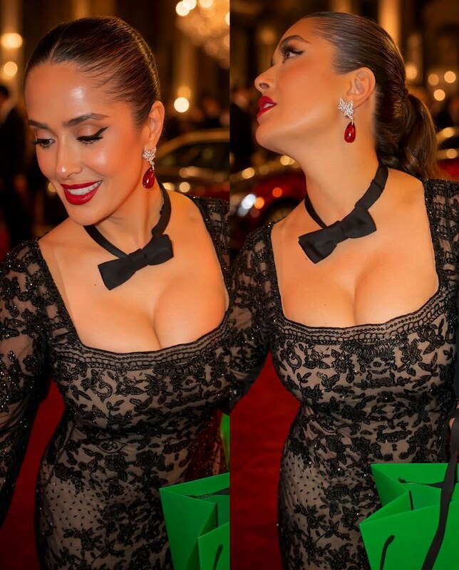 Salma Hayek hands