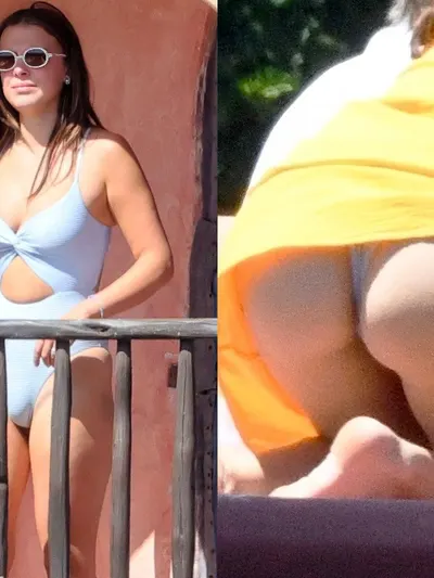 Millie Bobby Brown Flaunts Her Butt And Mound In A Thong Bikini