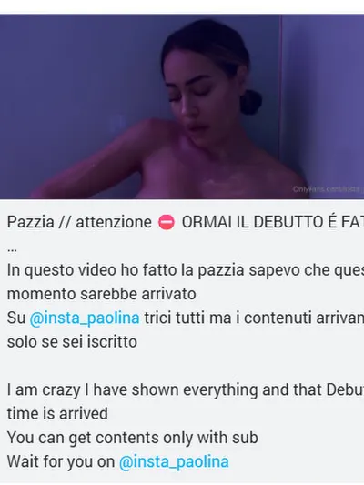 Paola Saulino / paolinasaulino Nude Leaks OnlyFans  – Leaked Models