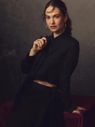 Lily James butts